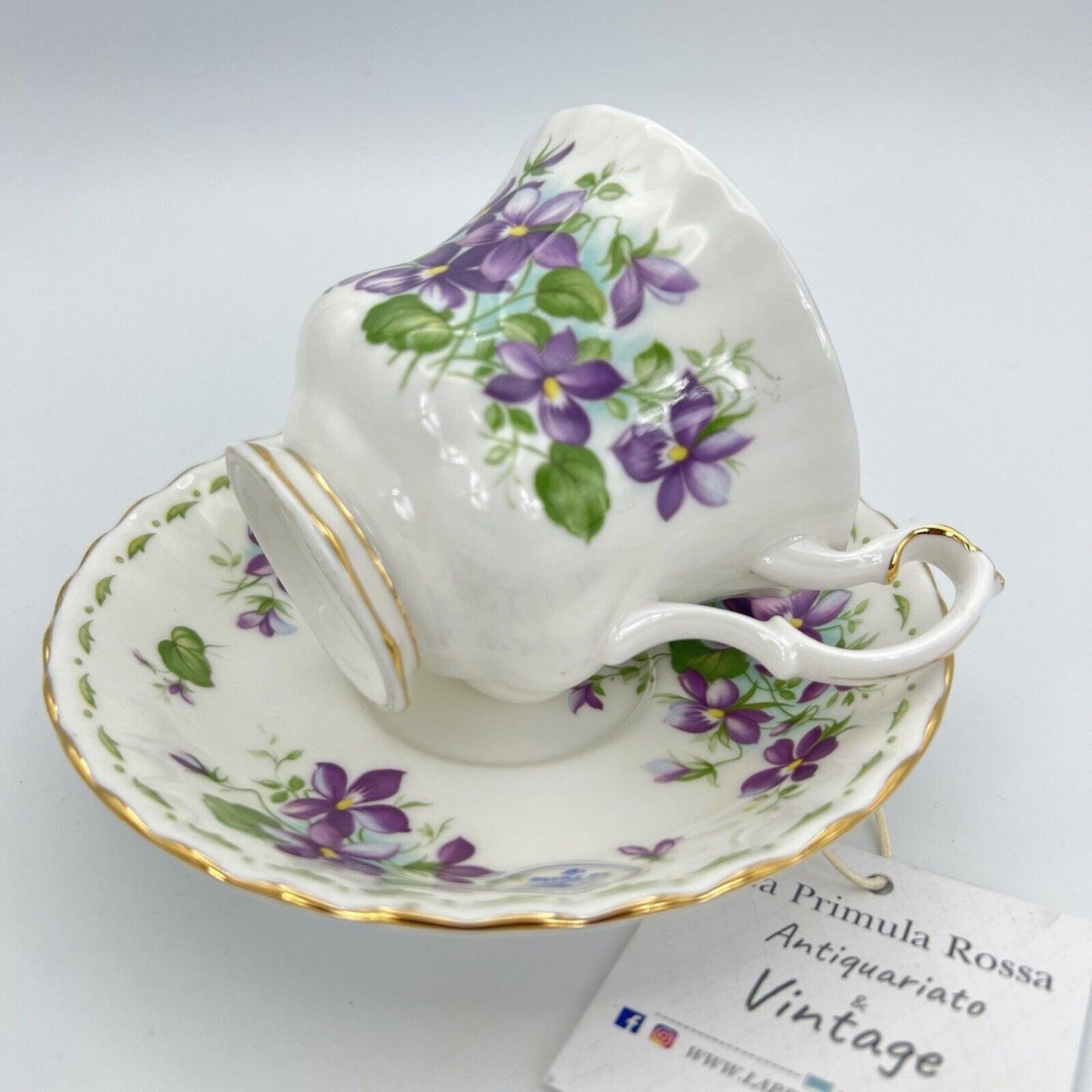 Tazza da tè The in porcellana Royal Albert con mese tazzina inglese FEBBRAIO 900