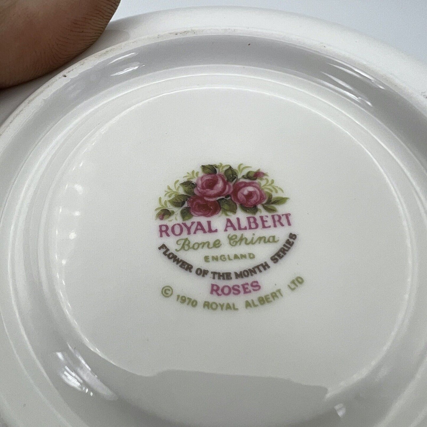 Tazza da tè The in porcellana Royal Albert con mese tazzina inglese GIUGNO 1970
