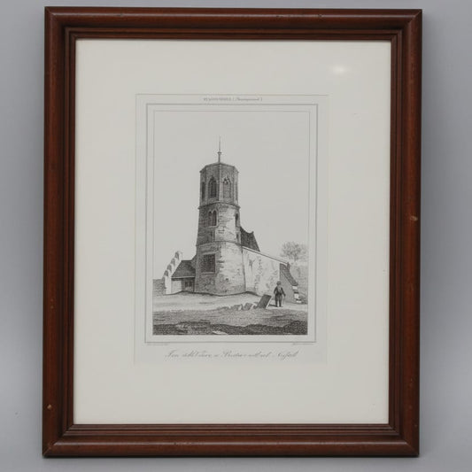 TORRE DELLA CHIAVE DI BEACH WALL NEL NORFOLK  STAMPA ANTICA - ANTIQUE PRINT Categoria  Stampe e Incisioni