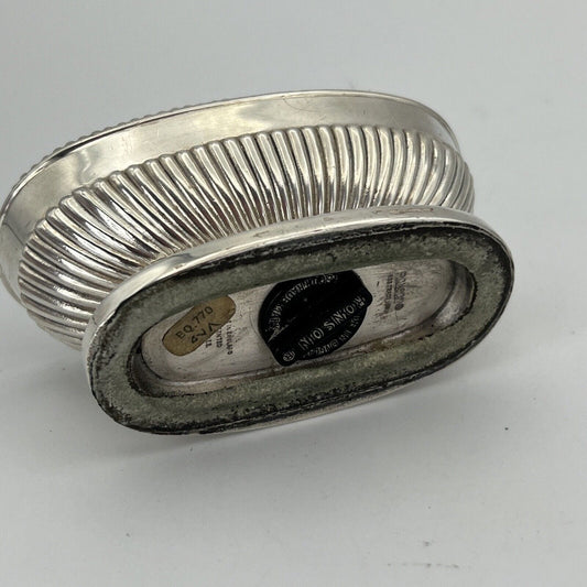 Accendino Ronson vintage da tavolo a gas anni 70 80 in Argento silver plated Categoria  Oggetti per fumatori