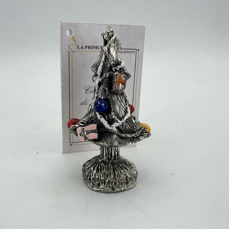 Albero di Natale Vintage in Argento placcato 925 Decorazione 1990 miniatura Categoria  Sheffield & Argento