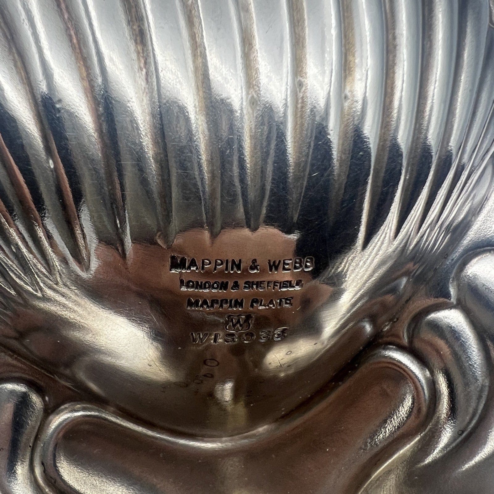 Antica Antipastiera Centrotavola in argento sheffield silver plated Conchiglia Categoria  Sheffield & Argento