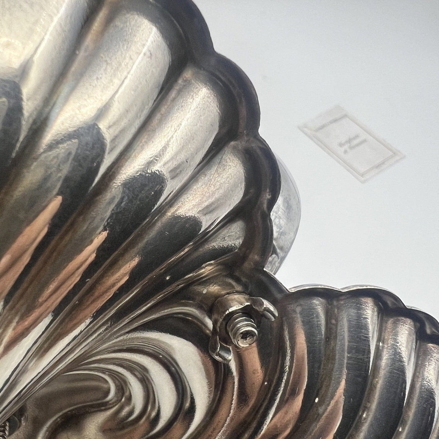 Antica Antipastiera Centrotavola in argento sheffield silver plated Conchiglia Categoria  Sheffield & Argento