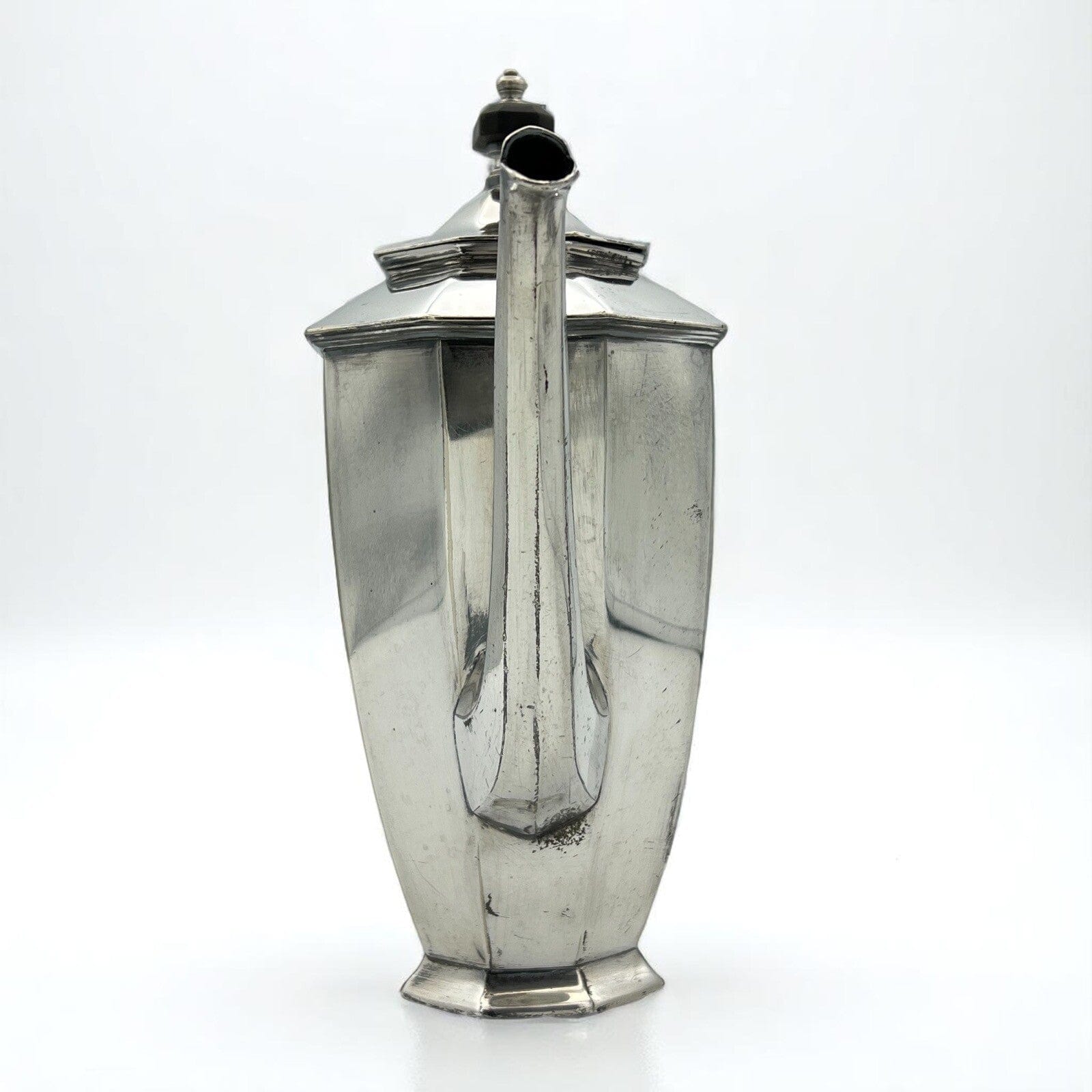 Antica caffettiera in argento placcato silver plated teiera d'epoca 900 Decò Categoria  Sheffield & Argento