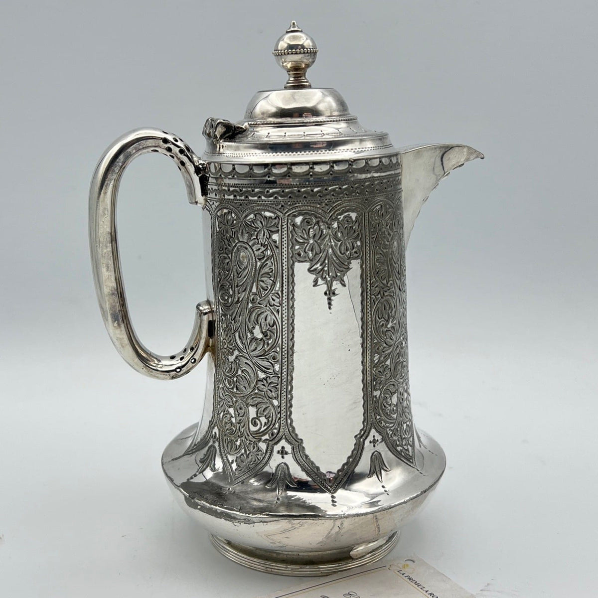 Antica caffettiera inglese in argento silver plate sheffield teiera epoca 800 Categoria  Sheffield & Argento