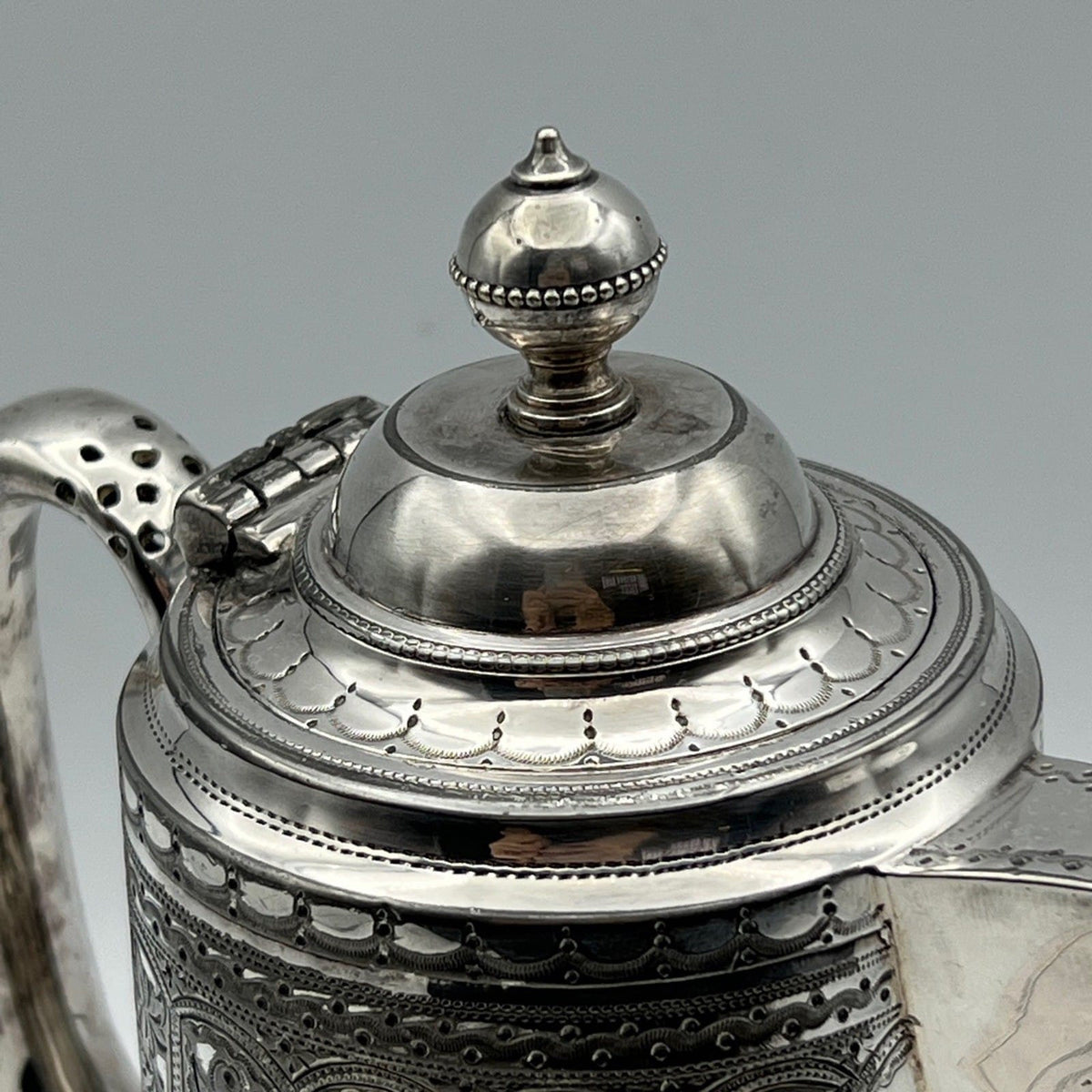 Antica caffettiera inglese in argento silver plate sheffield teiera epoca 800 Categoria  Sheffield & Argento