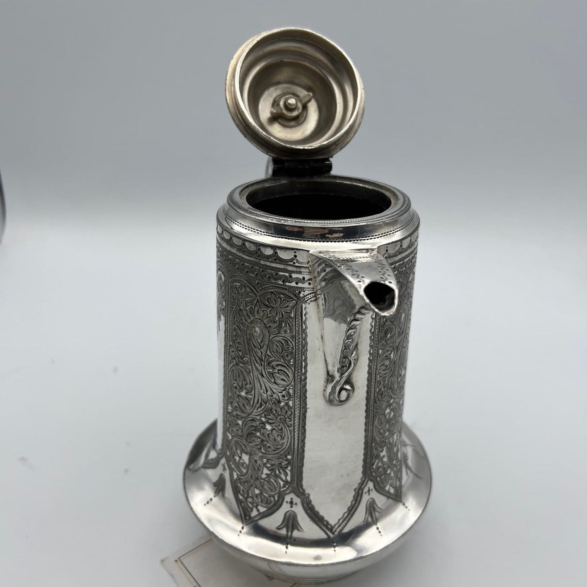 Antica caffettiera inglese in argento silver plate sheffield teiera epoca 800 Categoria  Sheffield & Argento