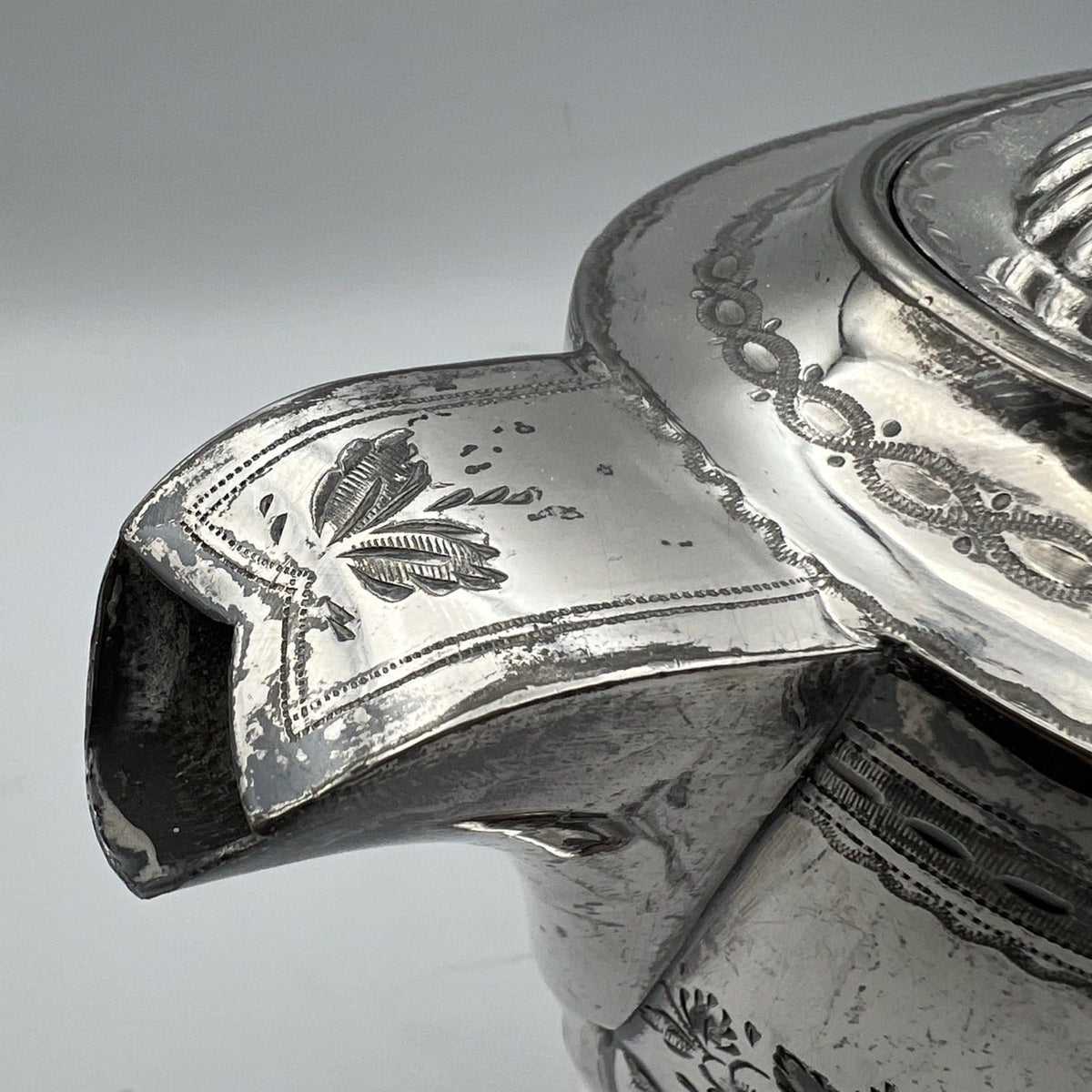 Antica caffettiera inglese in argento silver plated sheffield teiera d'epoca 800 Categoria  Sheffield & Argento