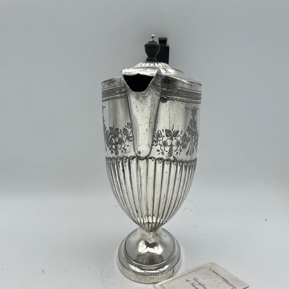 Antica caffettiera inglese in argento silver plated sheffield teiera d'epoca 800 Categoria  Sheffield & Argento