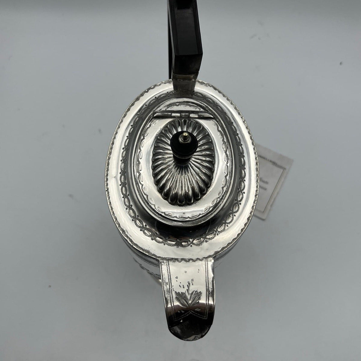 Antica caffettiera inglese in argento silver plated sheffield teiera d'epoca 800 Categoria  Sheffield & Argento