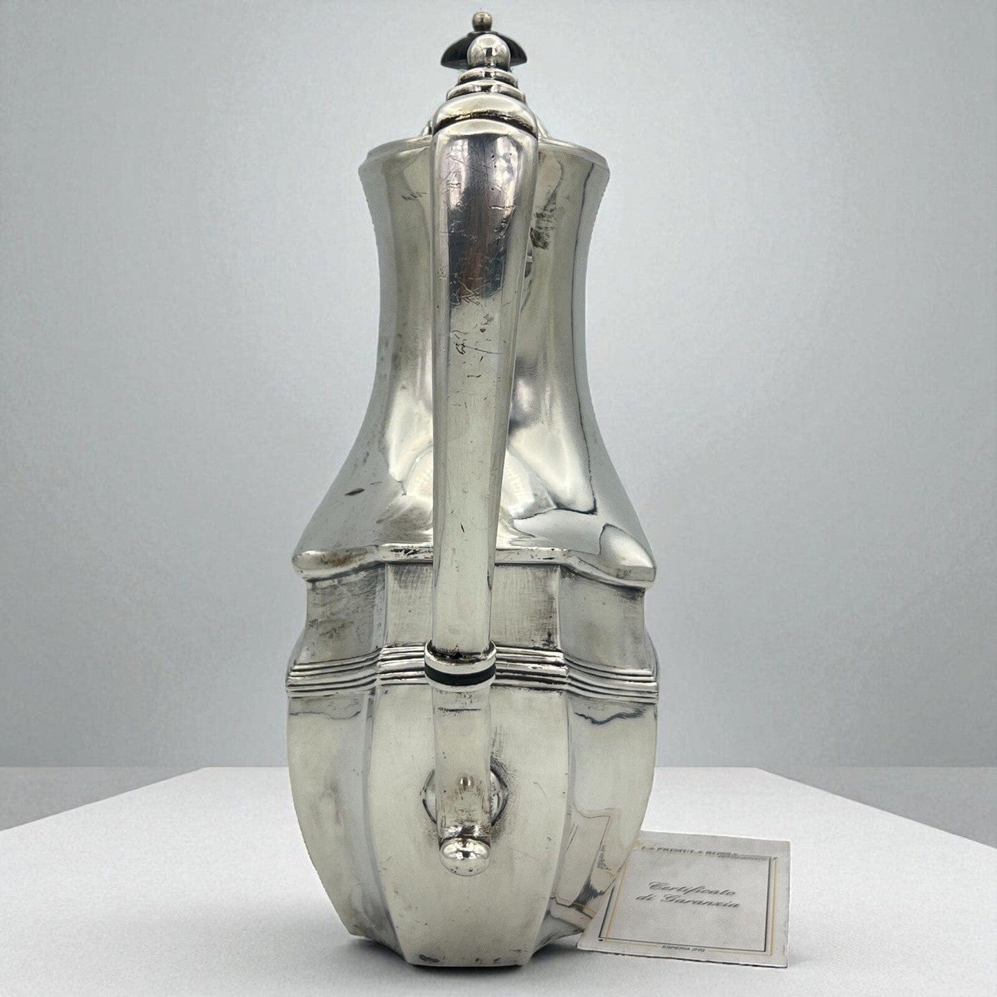 Antica Caffettiera inglese in argento silver plated sheffield Teiera epoca 800 Categoria  Sheffield & Argento