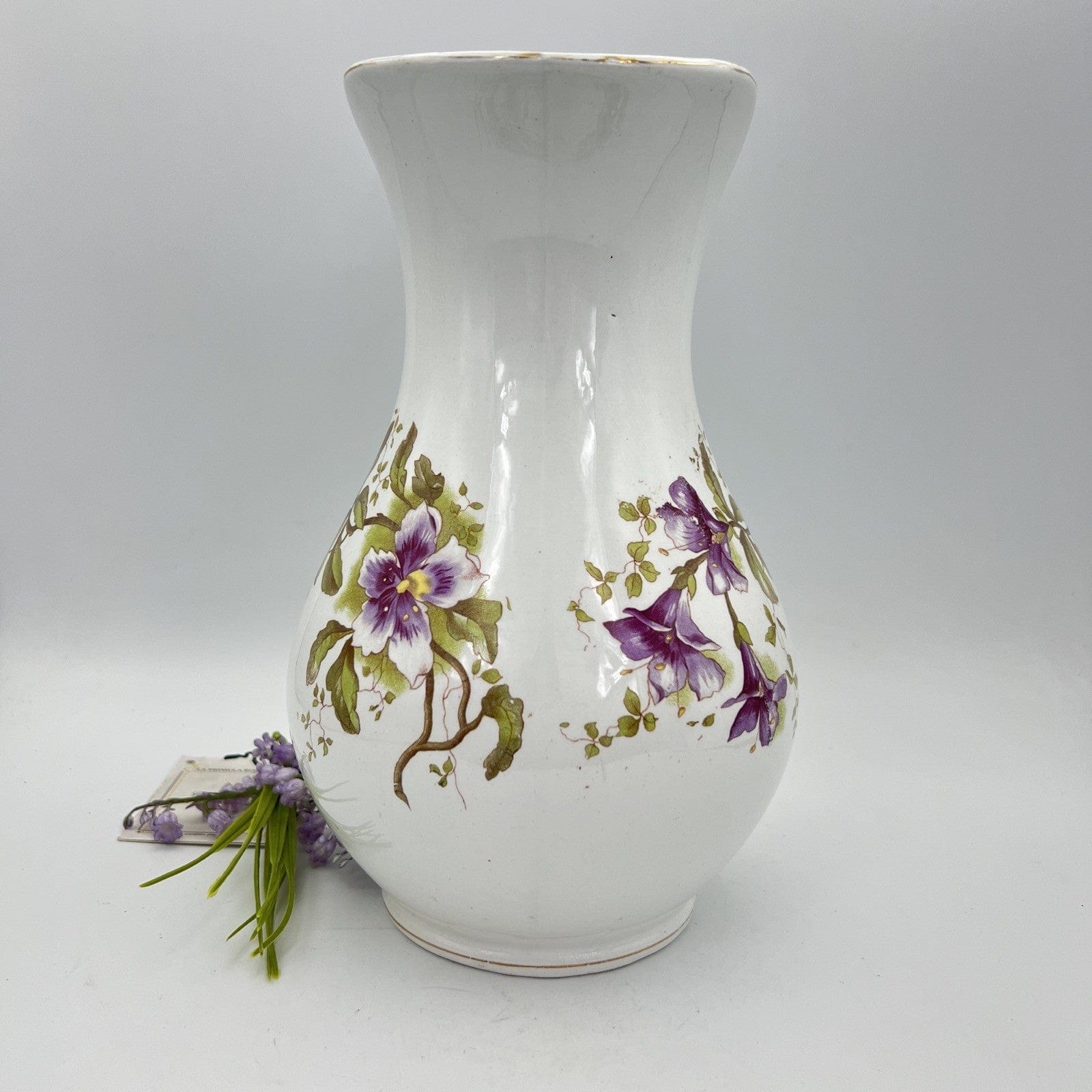 Antica Caraffa in ceramica bianca Brocca epoca 900 vaso versatoio Sci Laveno Categoria  Servizio tazze - Tazze