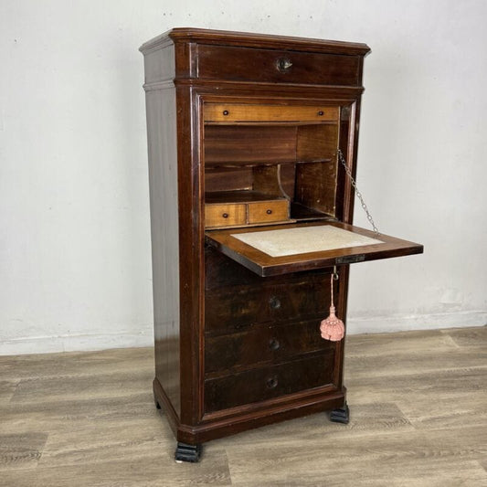 Antica Cassettiera Settimino Secretaire Settimanale Mobile cassetti D'epoca 800 Categoria  Arredamento