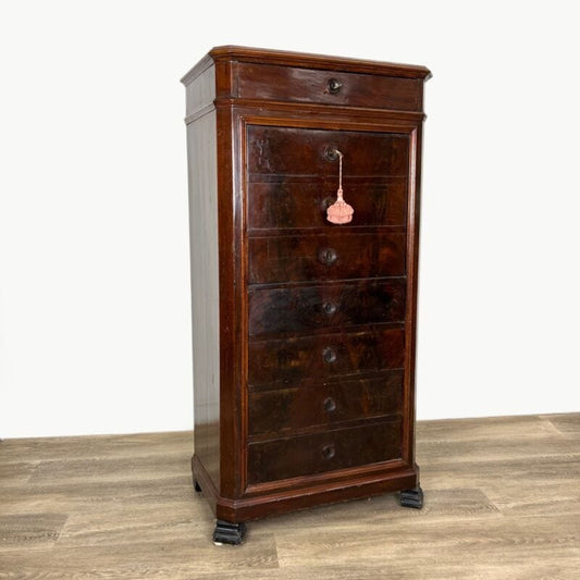 Antica Cassettiera Settimino Secretaire Settimanale Mobile cassetti D'epoca 800 Categoria  Arredamento