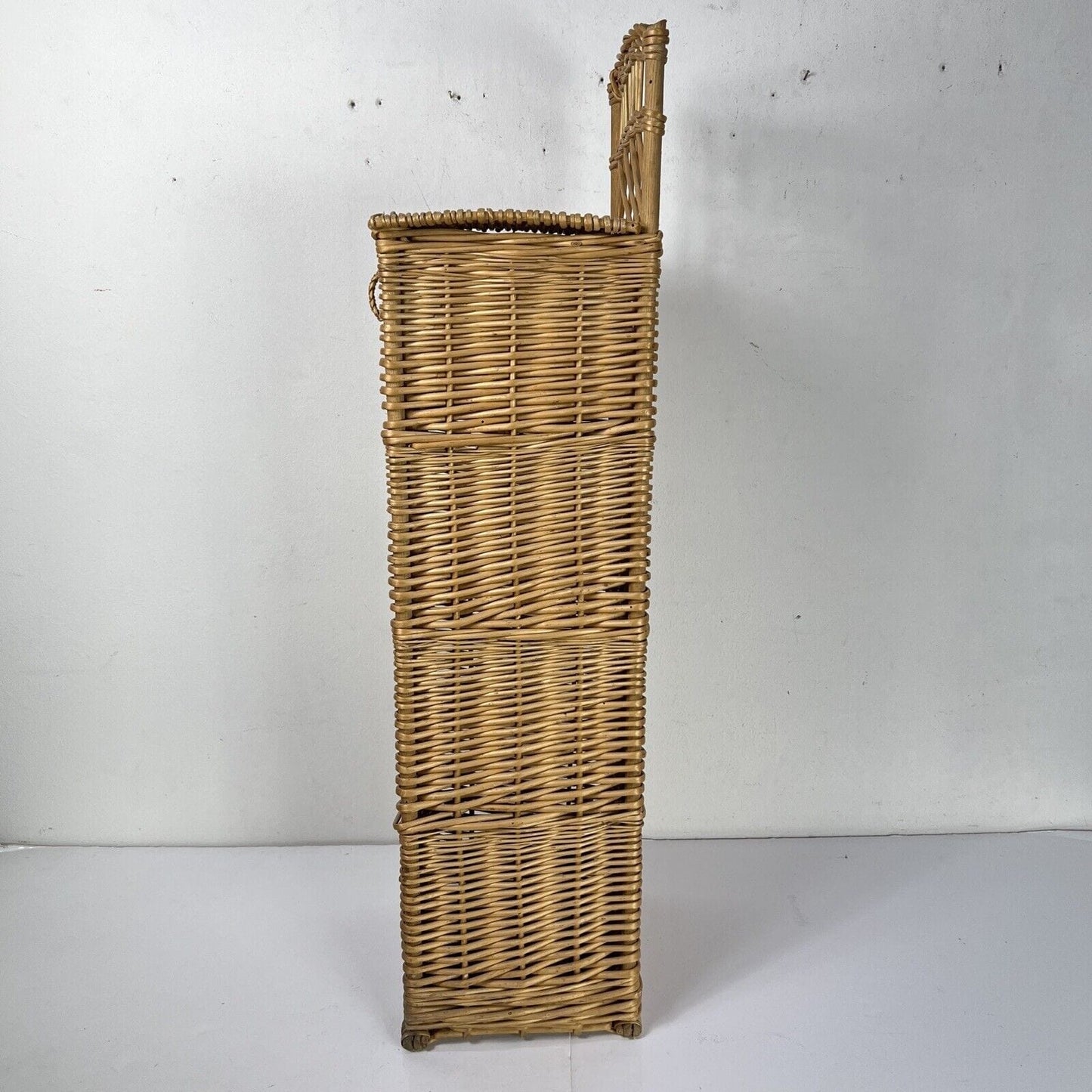 Antica Cesta in Vimini vintage porta pane Baguette cestino shabby portaombrelli Categoria  Vintage