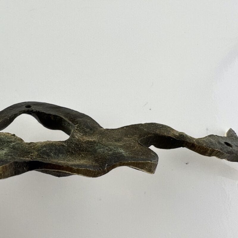 Antica Cimasa d'epoca in bronzo fregio fiocco per mobile accessori ferramenta Categoria  Accessori & Ferramenta d'epoca