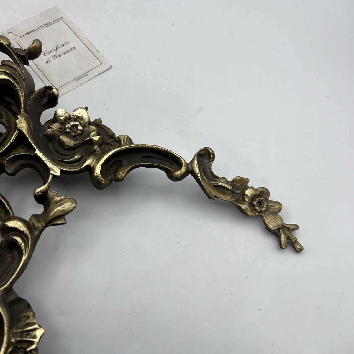 Antica Cimasa d'epoca in bronzo ottone fregio per mobile accessori ferramenta LC Categoria  Accessori & Ferramenta d'epoca
