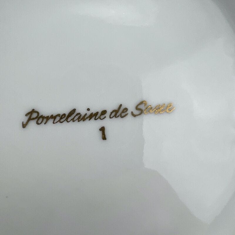 Antica Ciotola in porcellana stile Limoges centrotavola ciotolina vintage fiori Categoria  Centrotavola e Ciotole