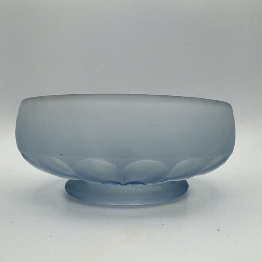 Antica ciotola porta bon bon in vetro opaline celeste opaco Art Deco anni 30 Categoria  Vetri e Cristalli