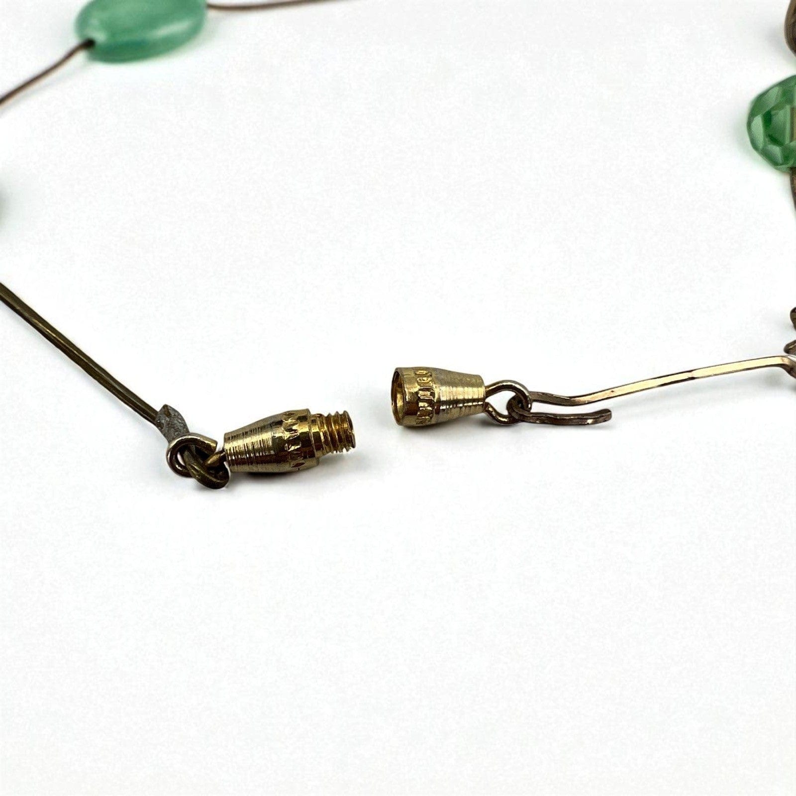 Antica Collana da per donna Collier con perle in cristallo Verde girocollo '30 Categoria  Bigiotteria & Accessori