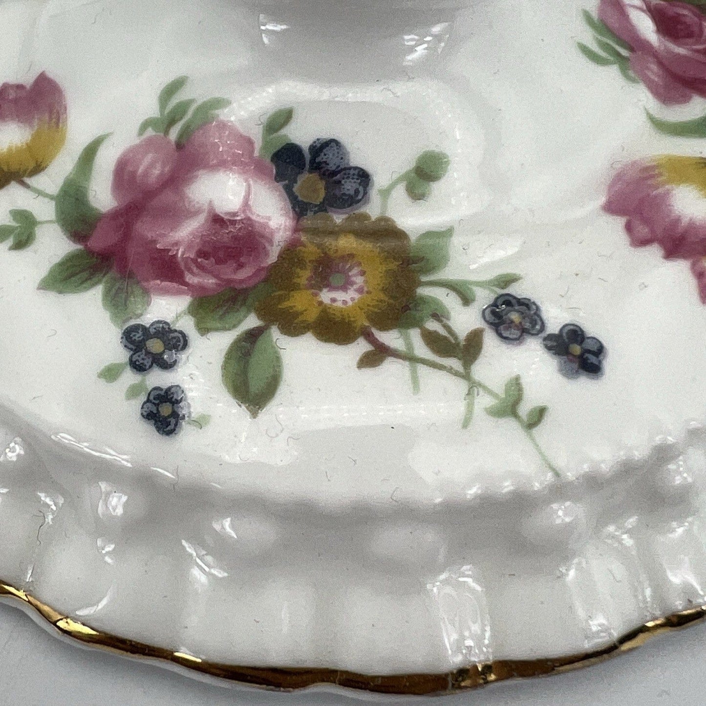 Antica Coppia di Porta candela singolo in porcellana inglese  candelabro candele Categoria  Altro