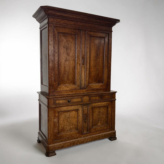 Antica Credenza epoca 800 Armadio libreria stile Direttorio Stipo Madia In noce Categoria  Vetrine