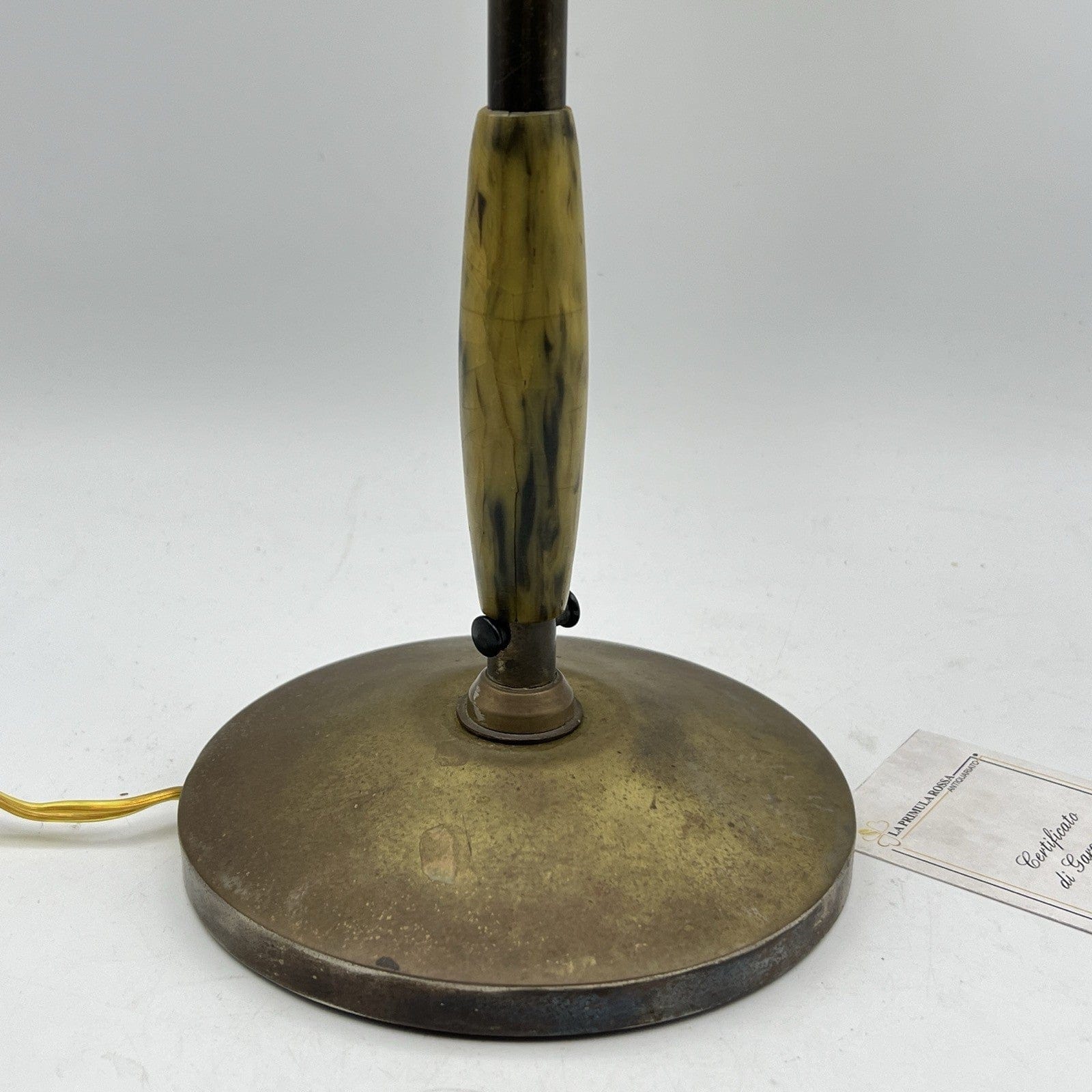 Antica lampada da tavolo scrivania ministeriale in ottone Anni '40  Ministero Categoria  Lampade Appliques