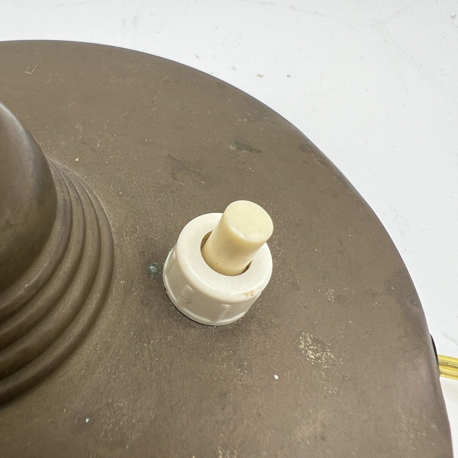 Antica lampada Ministero in otone da tavolo scrivania ministeriale Anni 30 '40 Categoria  Lampade Appliques