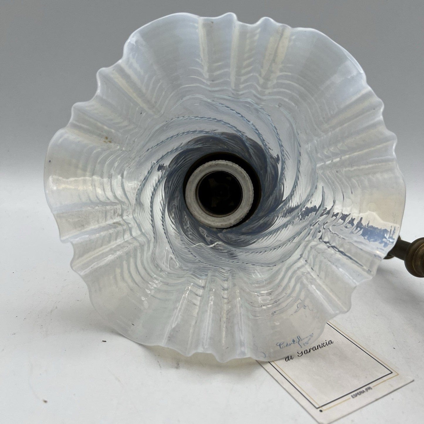 Antica lampada Ministero in otone da tavolo scrivania ministeriale Anni 30 '40 Categoria  Lampade Appliques