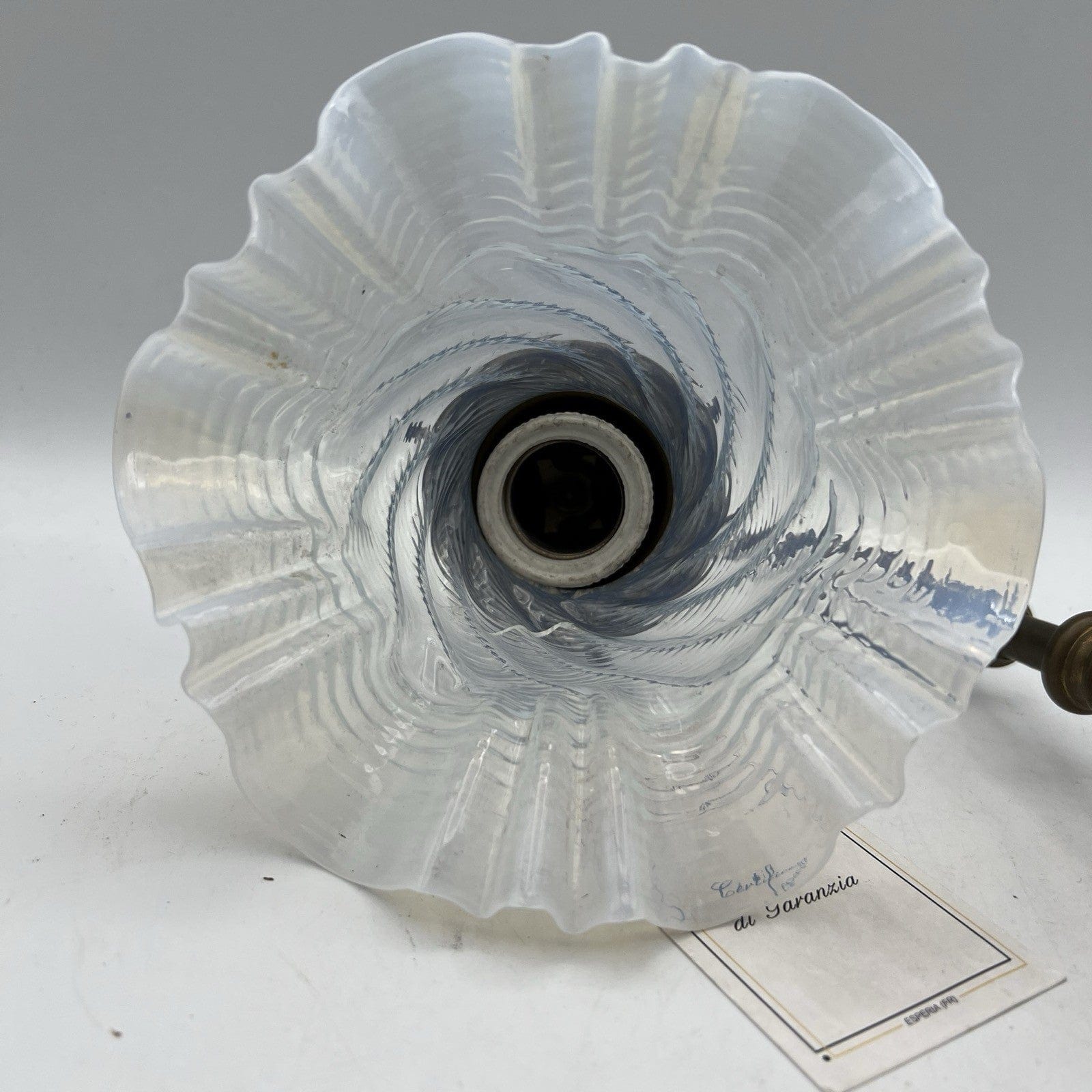 Antica lampada Ministero in otone da tavolo scrivania ministeriale Anni 30 '40 Categoria  Lampade Appliques