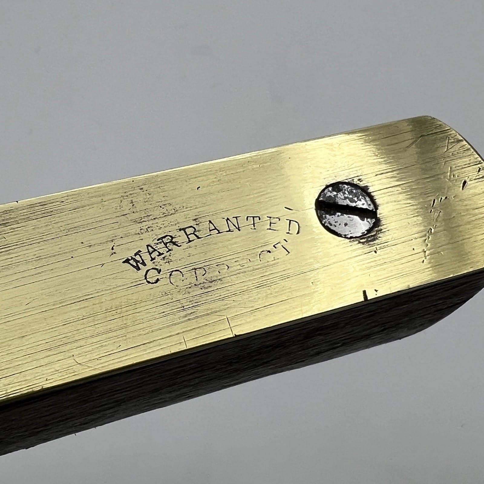 Antica livella a bolla in legno e ottone vecchio strumento vintage Inglese Categoria  Attrezzi e Strumenti