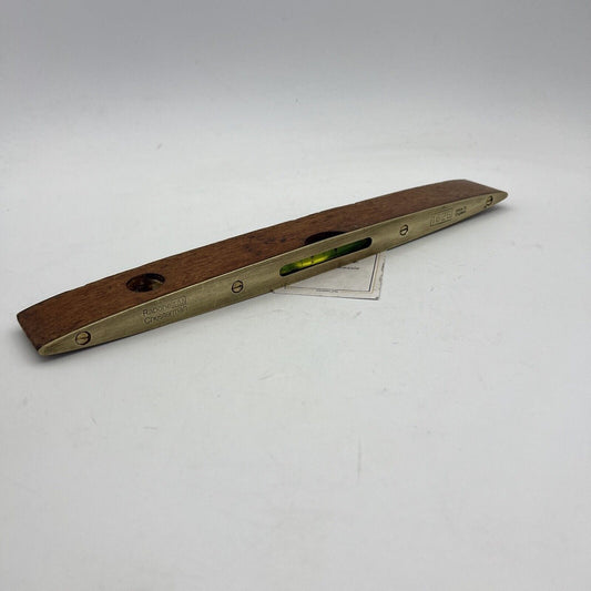 Antica livella da due bolle in legno e ottone vecchio strumento vintage Rabone Categoria  Attrezzi e Strumenti