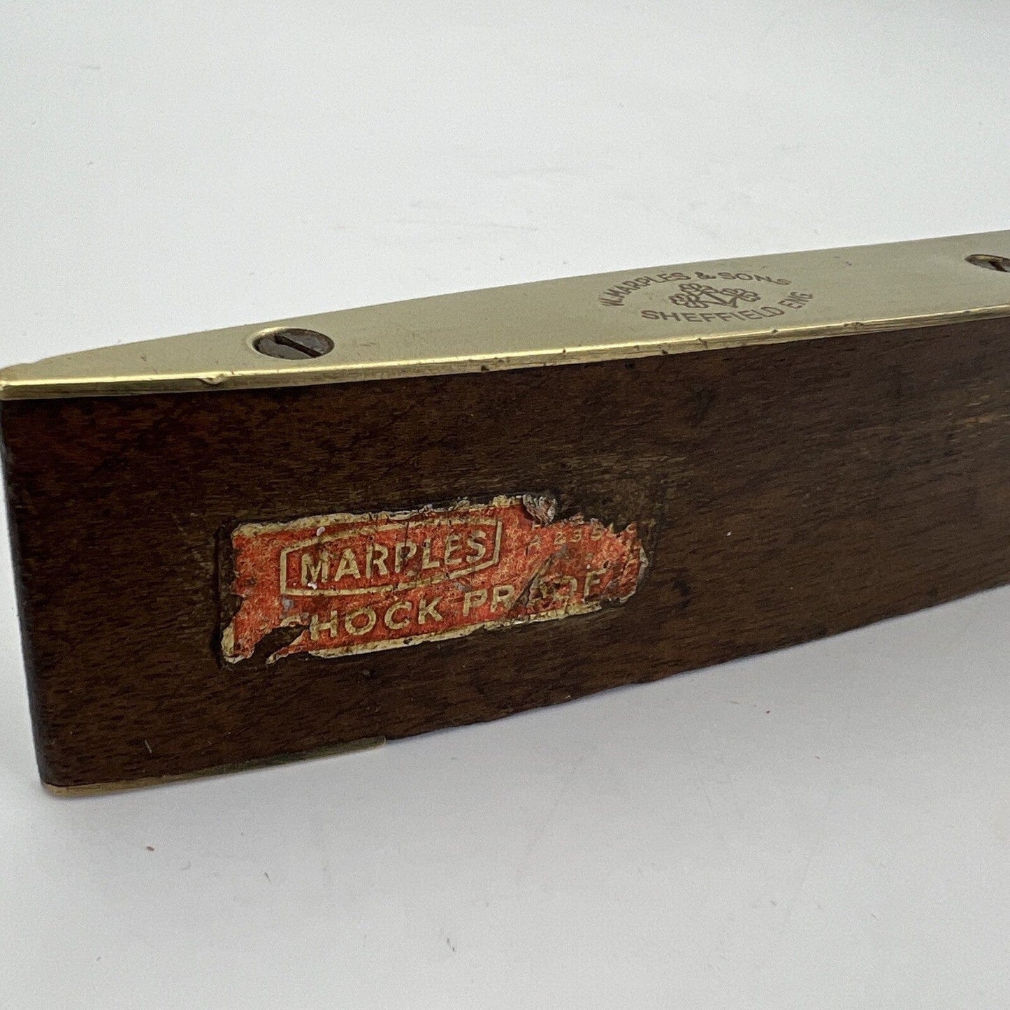 Antica livella da due bolle in legno ottone vecchio strumento vintage Inglese Categoria  Attrezzi e Strumenti