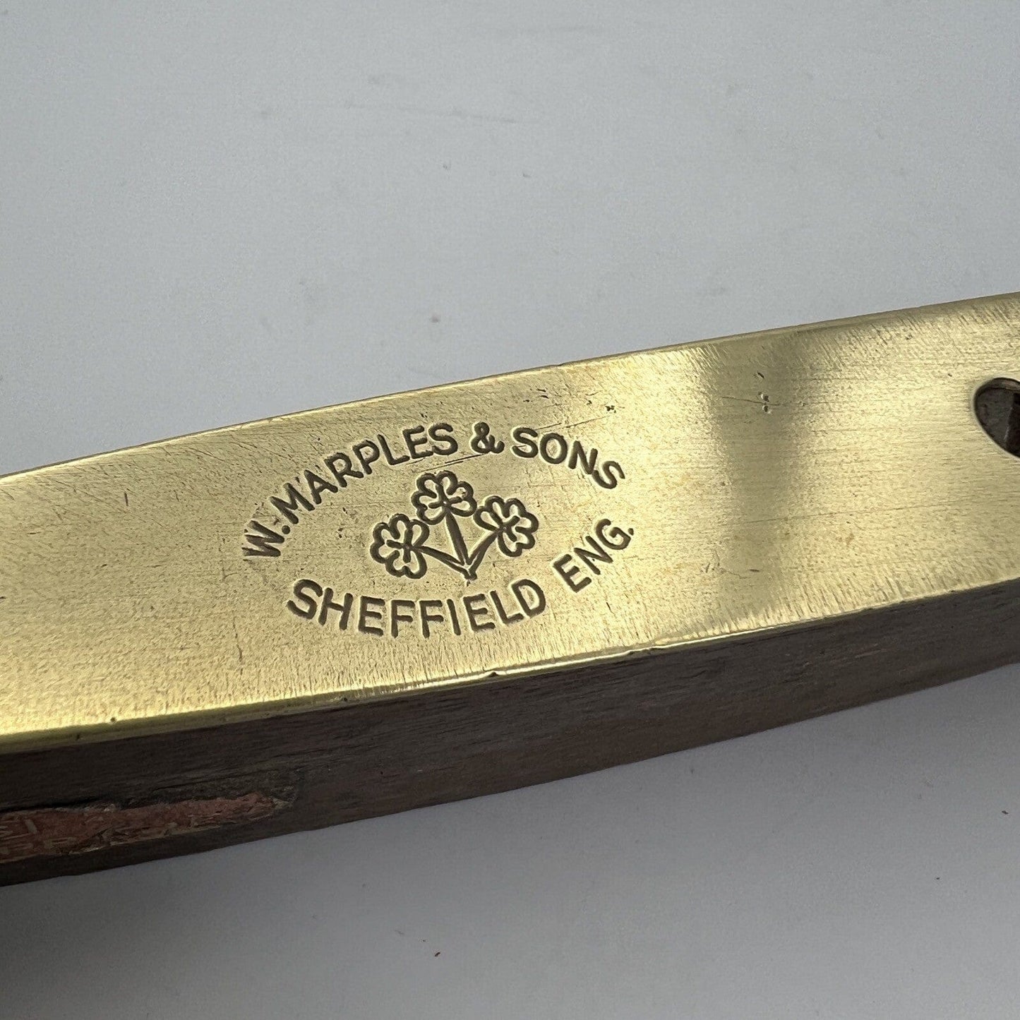 Antica livella da due bolle in legno ottone vecchio strumento vintage Inglese Categoria  Attrezzi e Strumenti