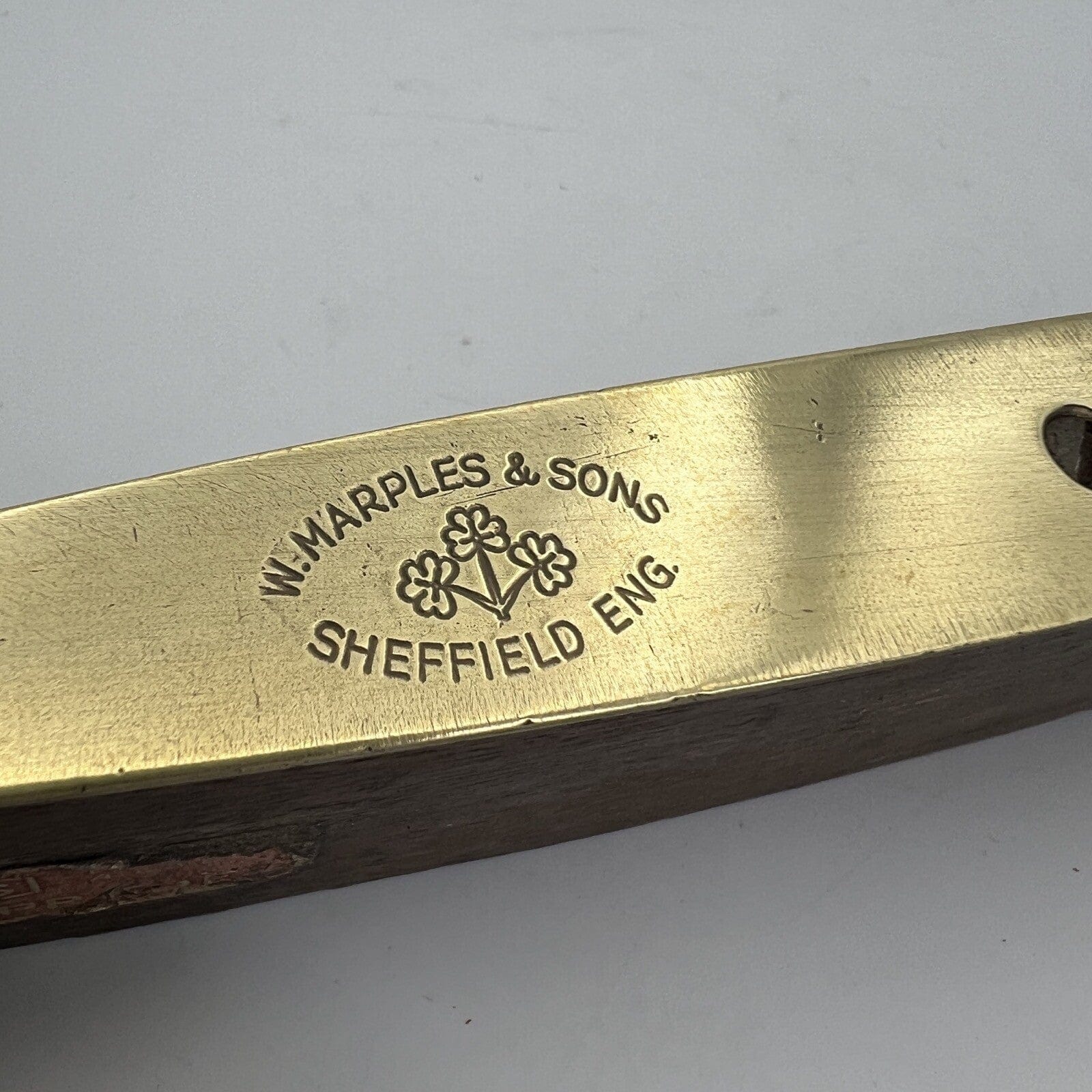 Antica livella da due bolle in legno ottone vecchio strumento vintage Inglese Categoria  Attrezzi e Strumenti