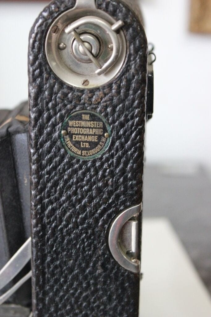 Antica Macchina Fotografica A Soffietto Kodak Eastman 3 Autographic 1917 Vintage Categoria  Lenti-Cannocchiali-Occhiali