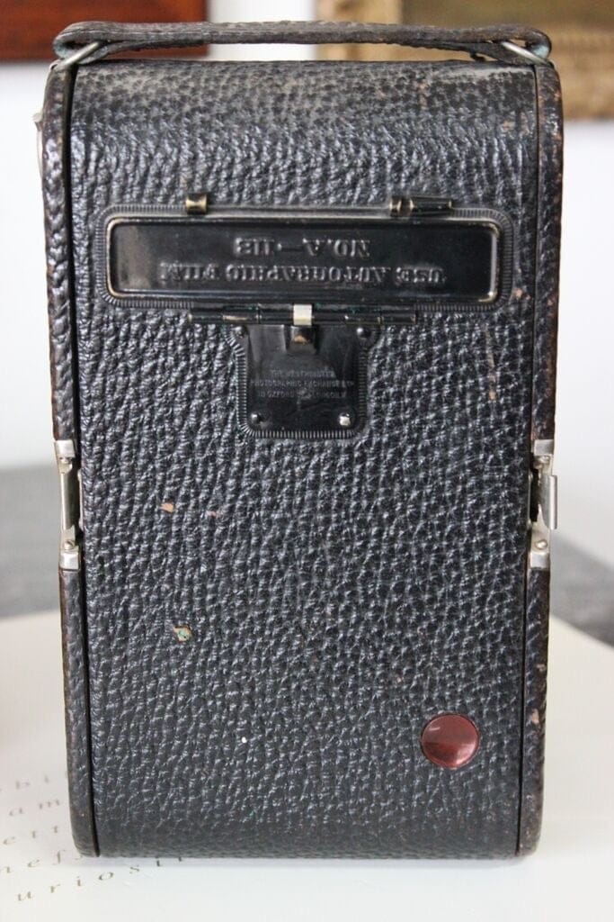 Antica Macchina Fotografica A Soffietto Kodak Eastman 3 Autographic 1917 Vintage Categoria  Lenti-Cannocchiali-Occhiali