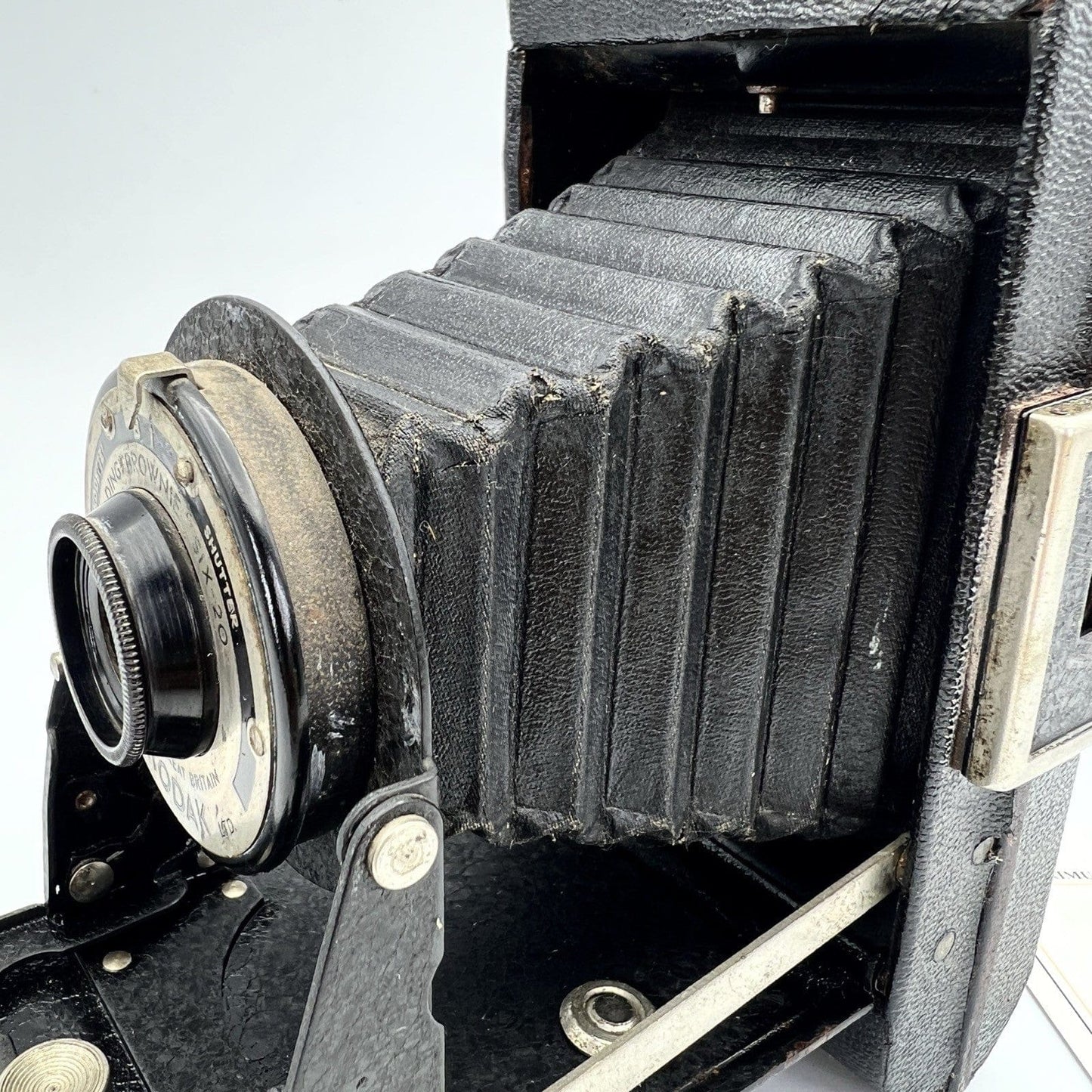 Antica Macchina Fotografica A Soffietto Kodak Six  20 Kodette Anno 1937 Vintage Categoria  Lenti-Cannocchiali-Occhiali