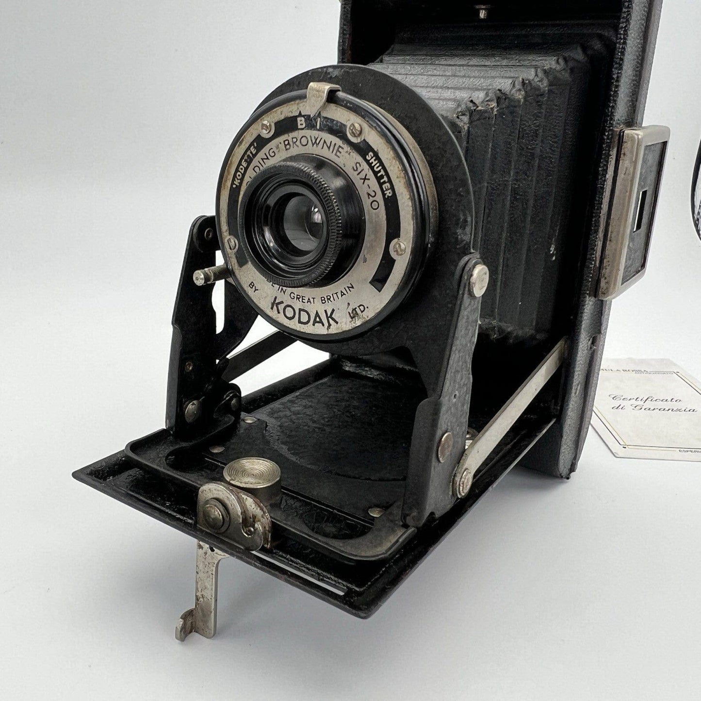 Antica Macchina Fotografica A Soffietto Kodak Six  20 Kodette Anno 1937 Vintage Categoria  Lenti-Cannocchiali-Occhiali