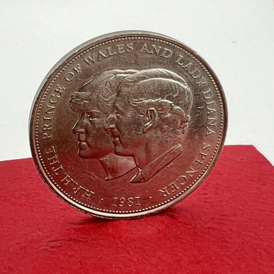 Antica Moneta Inglese Principe Carlo e Lady Diana Anno 1981  Regno Unito Penny Categoria  Monete e banconote:Monete antiche:Altro monete antiche