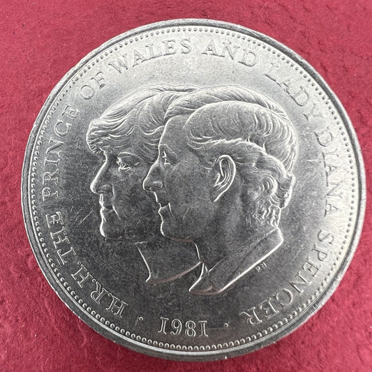 Antica Moneta Inglese Principe Carlo e Lady Diana Anno 1981  Regno Unito Penny Categoria  Monete e banconote:Monete antiche:Altro monete antiche