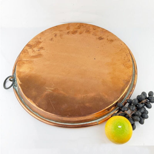 Antica Padella in rame stagno vecchia pentola tegame teglia per pizza casseruola Categoria  Ottone