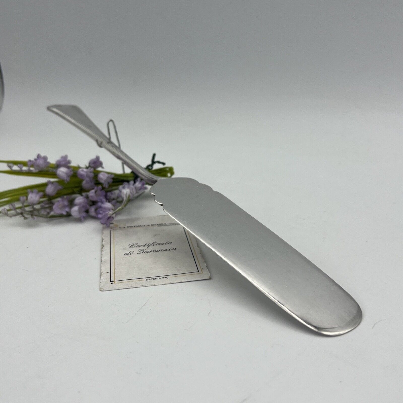 Antica Paletta dolce in argento sheffield posata da tavola per crostata e torta Categoria  Silver plated sheffield style