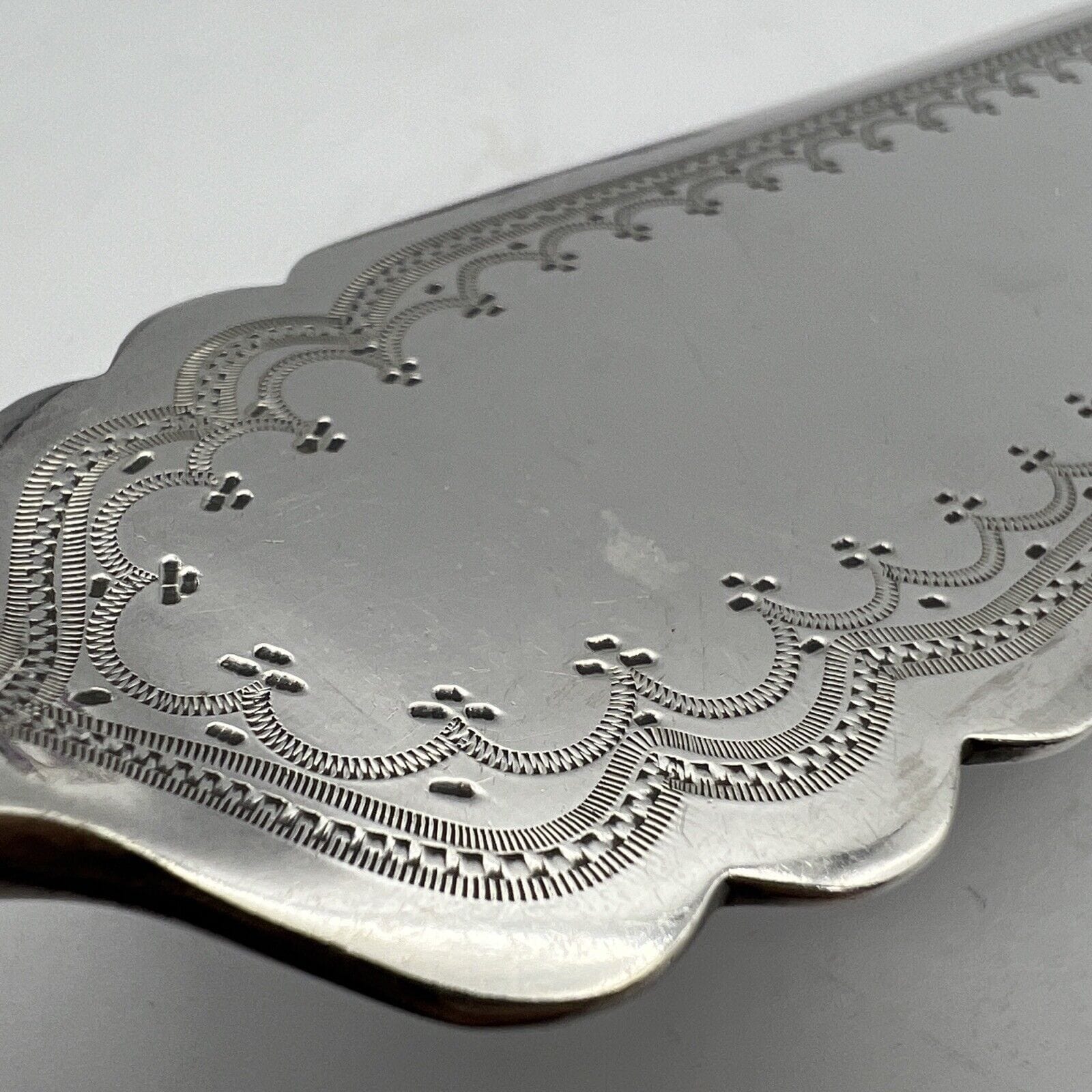 Antica Paletta dolce in argento sheffield posata da tavola per crostata e torta Categoria  Silver plated sheffield style