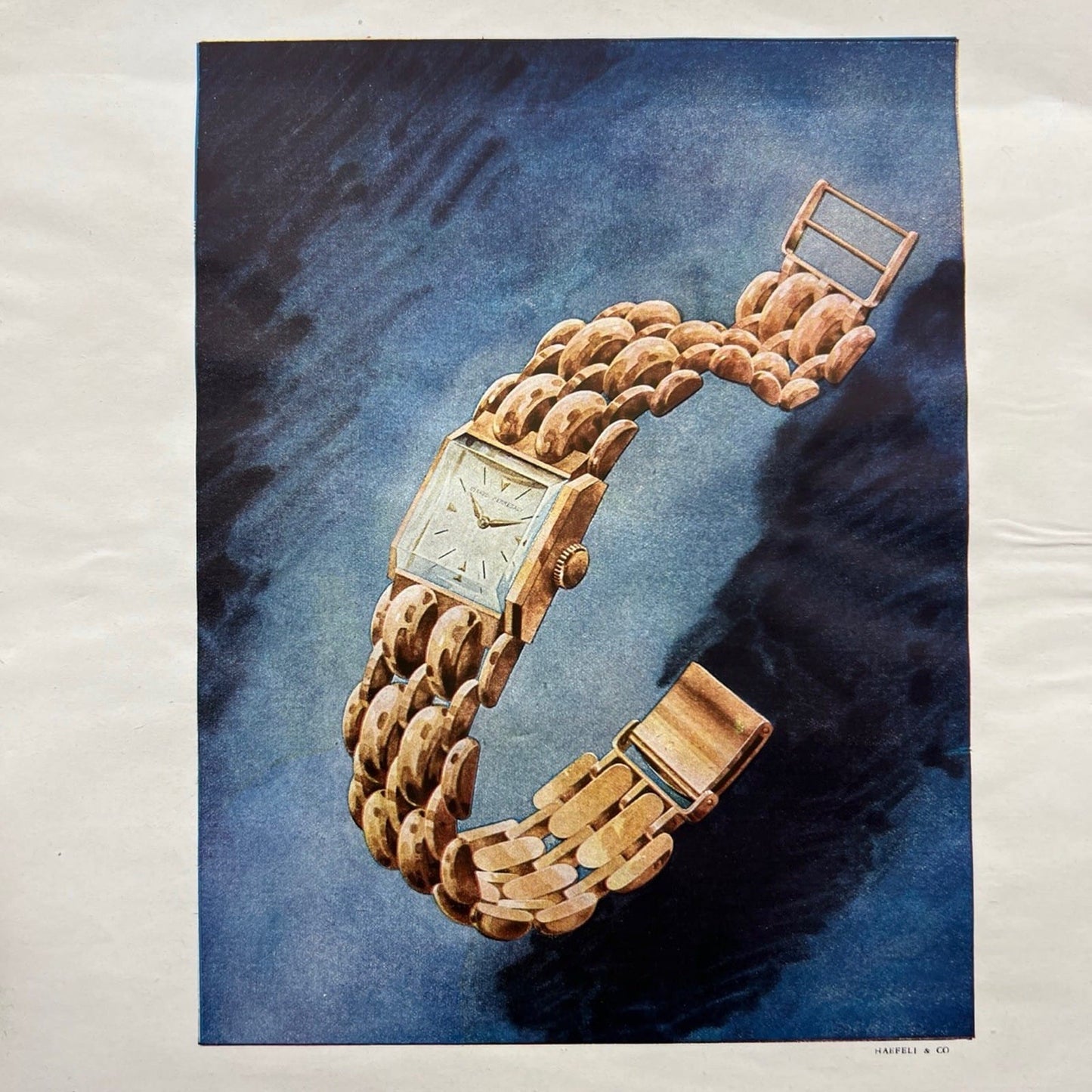Antica Pubblicità cartacea dell' Orologio Girard Perregaux anno 1948 Categoria  Pubblicità vintage