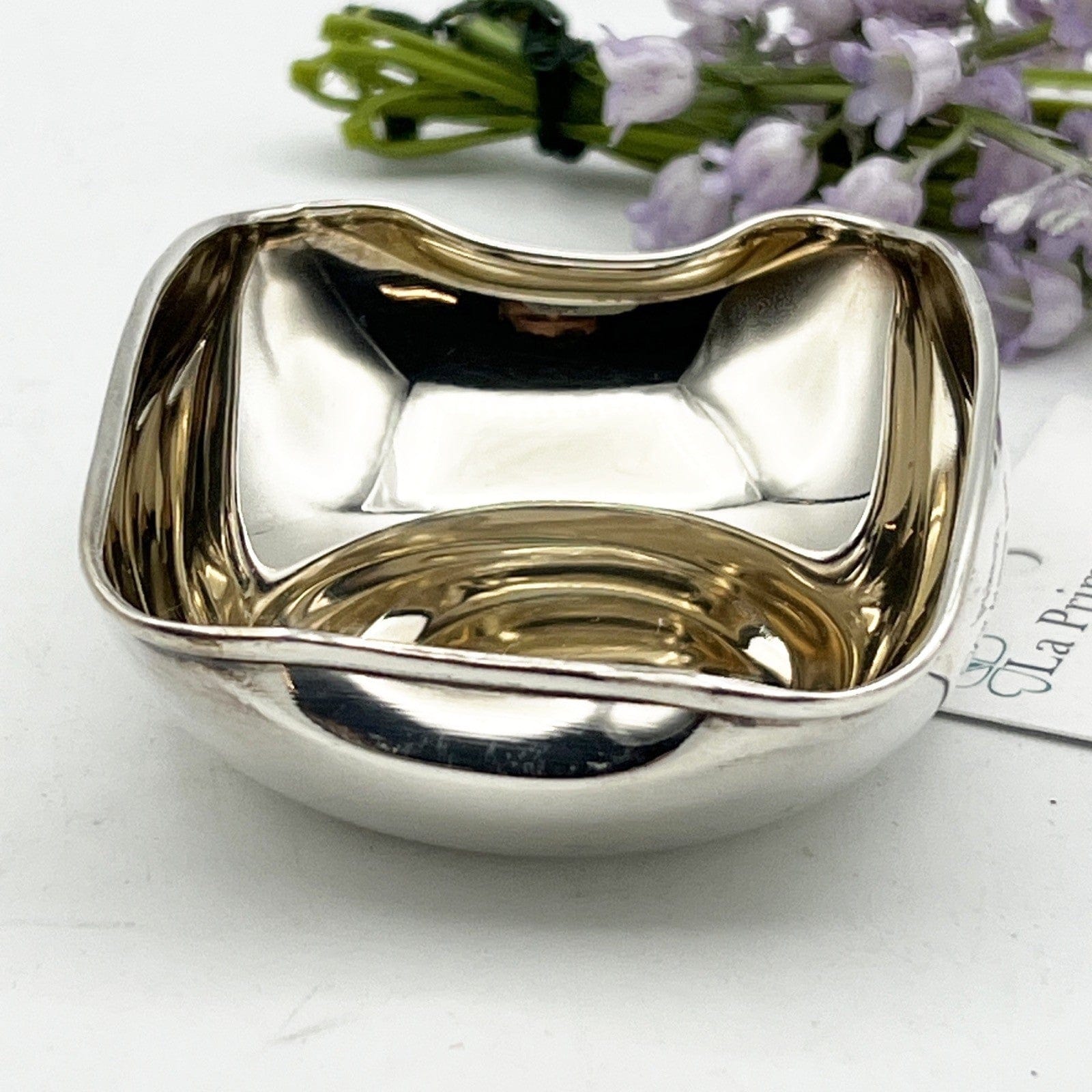 Antica Saliera in argento massiccio silver 800 ciotolina da tavola Vintage Categoria  Silver plated sheffield style