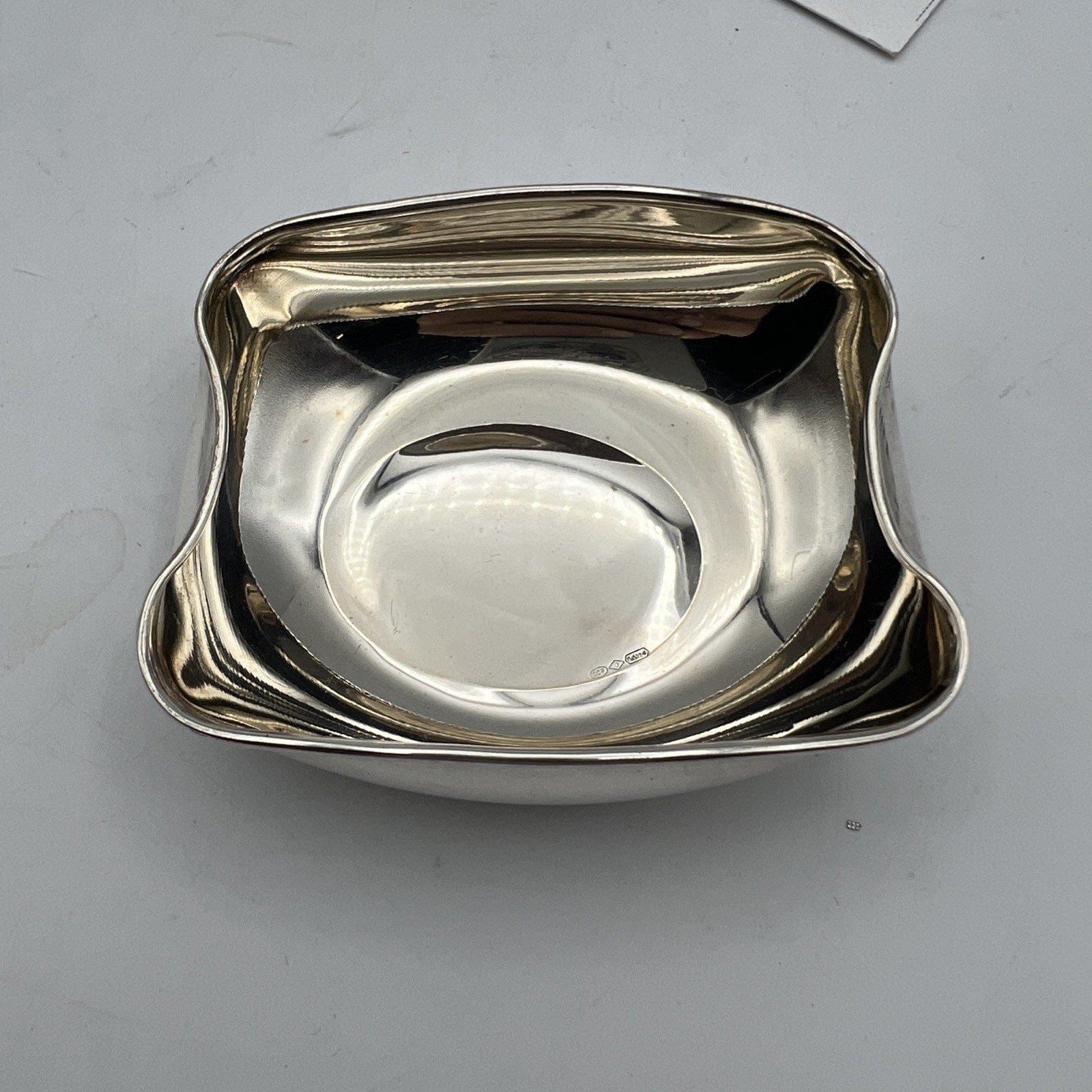 Antica Saliera in argento massiccio silver 800 ciotolina da tavola Vintage Categoria  Silver plated sheffield style