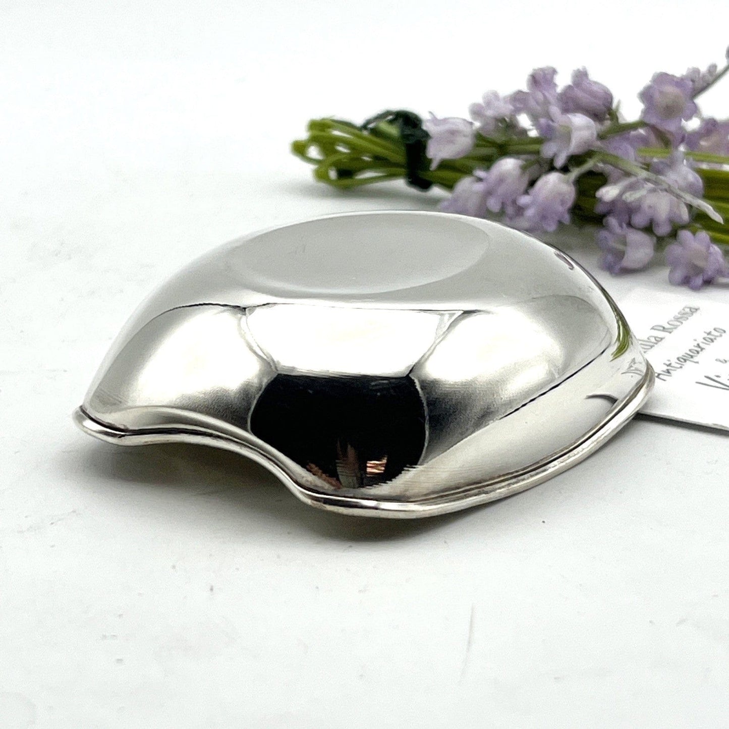 Antica Saliera in argento massiccio silver 800 ciotolina da tavola Vintage Categoria  Silver plated sheffield style