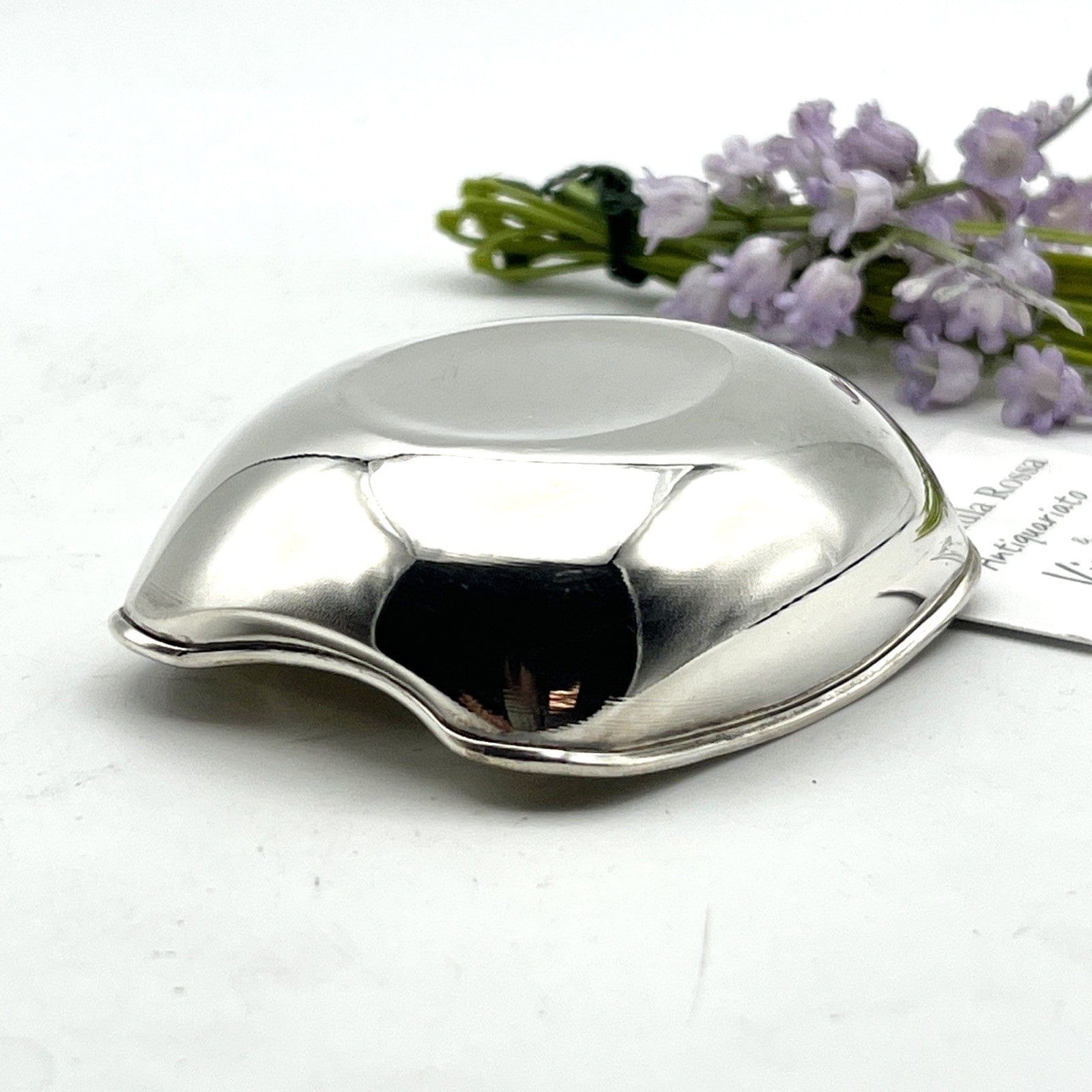 Antica Saliera in argento massiccio silver 800 ciotolina da tavola Vintage Categoria  Silver plated sheffield style
