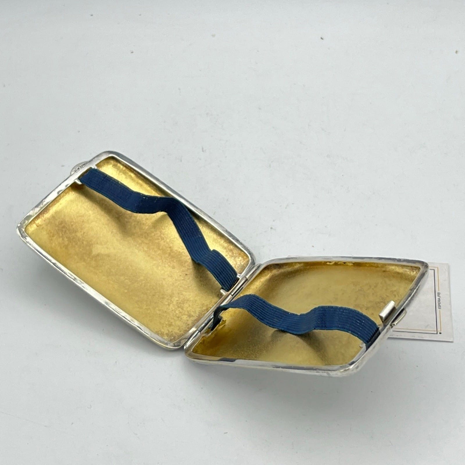 Antica Scatola in Argento Placcato contenitore portasigarette Mogramma F M Categoria  Sheffield & Argento